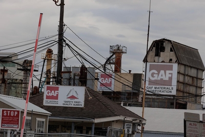 The GAF roofing shingles factory in West Dallas on Dec. 13.