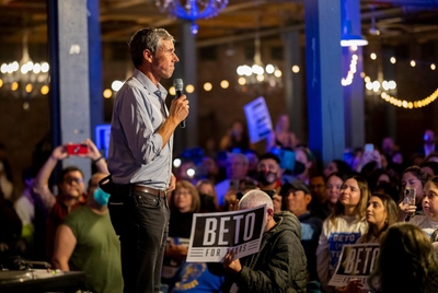 Beto O'Rourke gives his concession speech after being defeated by incumbent Greg Abbott in the race for Texas governor on Tuesday, Nov. 8, 2022, in El Paso.