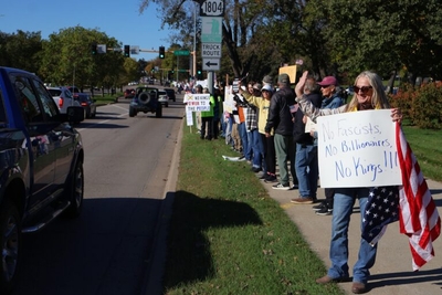 ‘I love America:’ Thousands join No Kings rallies in 11 North Dakota cities