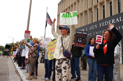 Community members protest ICE after Bismarck-area detainments increase&nbsp;