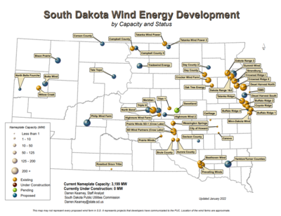 Wind energy is now South Dakotaâs No. 1 producer of electricity, but not every day