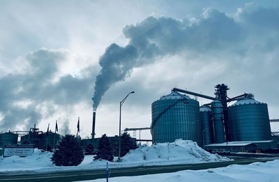 An ethanol plant near Aberdeen. (Joshua Haiar/South Dakota Searchlight)