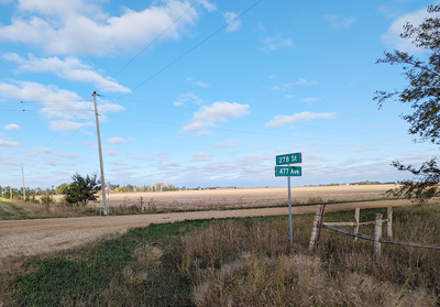 The site selected for the new South Dakota State Penitentiary in Lincoln County. (John Hult/South Dakota Searchlight)