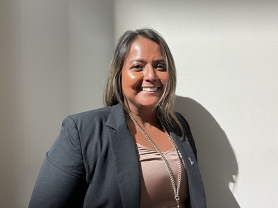 Jessica Morson is the South Dakota ICWA Coalition director who also serves as the Flandreau Santee Sioux ICWA director. (Makenzie Huber/South Dakota Searchlight)