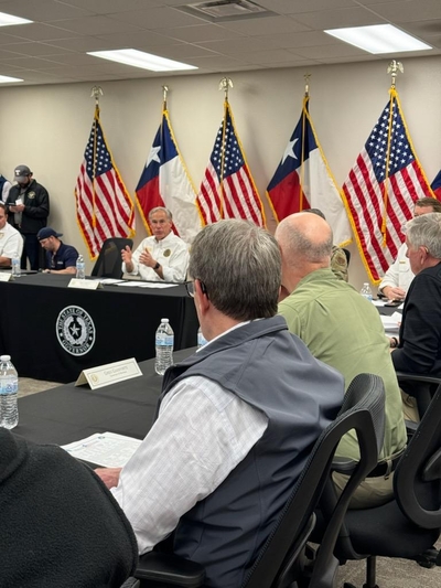 Pillen visits Texas again, pledges more border help at Nebraska’s expense