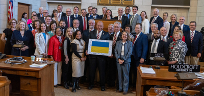 Nebraska veteran, former lawmaker leads eighth mission to Ukraine during Russian invasion