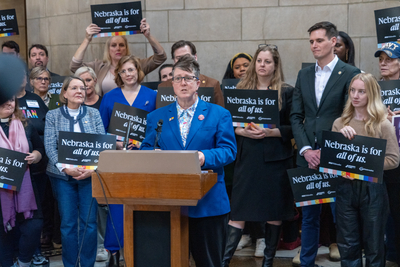 Pillen signs law defining male, female for Nebraska K-12 and college sports