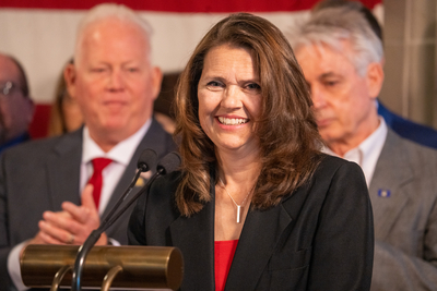 Pillen signs law defining male, female for Nebraska K-12 and college sports