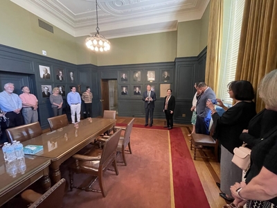 Woman’s flair finally enters history-filled ‘Lawyers Room’ at State Capitol&nbsp;
