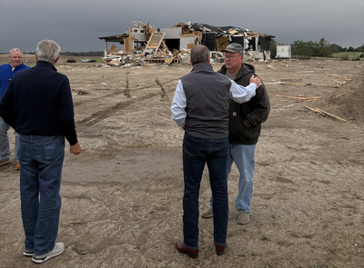 Homeland Security boss visits Omaha, talks tough on immigration, touts disaster response strides