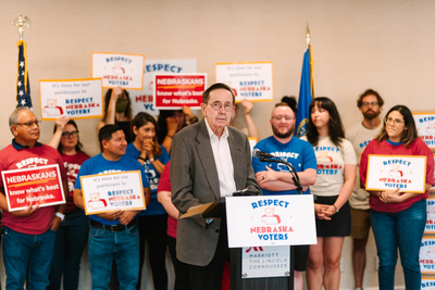 Signatures turned in for measure to restrict Nebraska lawmakers’ ability to change voter-passed laws