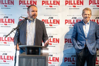 Pillen, Walz lean into conservative support in dueling endorsements for Nebraska governor