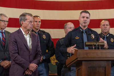 Homeland Security boss visits Omaha, talks tough on immigration, touts disaster response strides