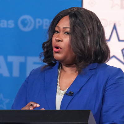 Democratic candidate Natalie James.  (John Sykes/Arkansas Advocate - 102122)