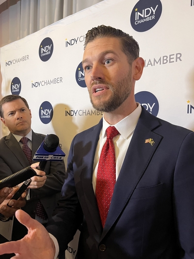 Engling aims for quick jump from unknown staffer to statewide Indiana office