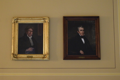 Indiana’s gubernatorial portraits get a new home in Statehouse hallways