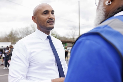 A man in a tie