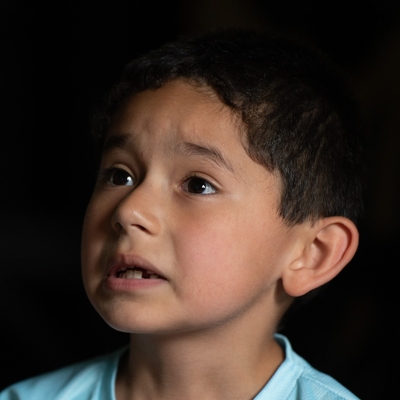 1 of 3. Hazen Pauline, 6, recounts his fear of the dentist at his Hilo home June 3, 2026. (Craig Fujii/Civil Beat/2026)