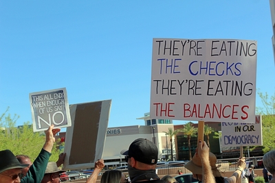 Anti-Trump ‘No Kings’ rallies draw massive crowds, despite Arizona’s sweltering summer heat