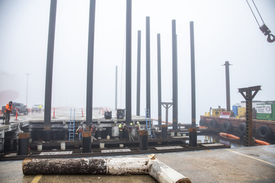 Order in the Port: Work underway to rebuild Quonset’s Pier 1 | News ...