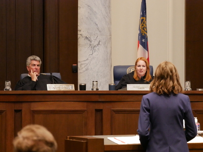 Georgia Supreme Court candidates are running in a nonpartisan race. But it doesn’t feel like it.