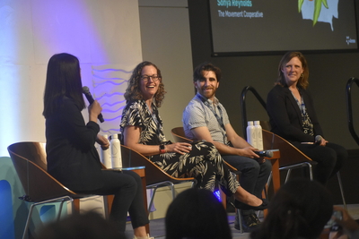 Arena AI experts, from left, Leah Bae, Sonya Reynolds, Ben Resnik and Betsy Hoover. Ross Williams/Georgia Recorder