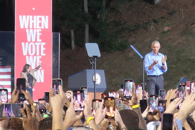 Barack Obama and Bruce Springsteen boost Harris&amp;rsquo; Georgia campaign stretch run