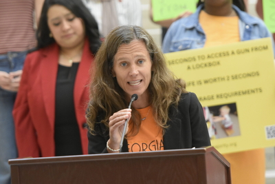 Advocates for gun safety measures cheer Georgia governor’s veto