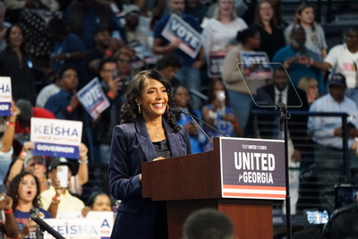 Obama rallies with Georgia Democratic candidates as early voting winds down&nbsp;