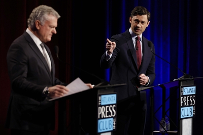 Collins, Ossoff clash in a second heated debate as early voting begins in Georgia&nbsp;