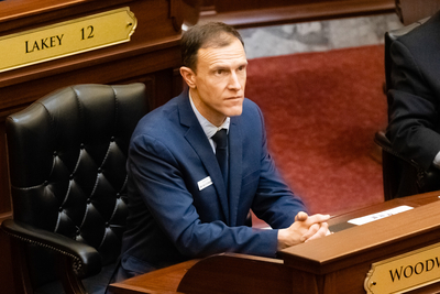 Sen. Jim Woodward, R-Sagle, at the Idaho Capitol