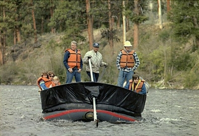 President Jimmy Carter and his family rafted down the Salmon River in August 1978