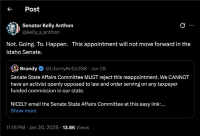 Longtime human rights commissioner fired by governor after social media posts critical of ICE