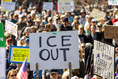 Thousands of Idahoans turn out for No Kings anti-Trump protest. They had beef with the Legislature.