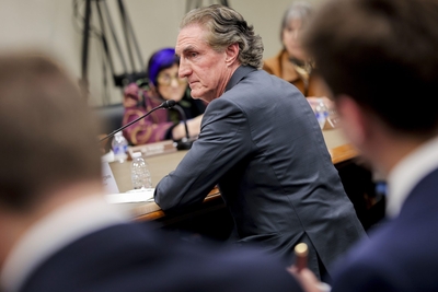 U.S. Interior Secretary Doug Burgum testifies during a House Appropriations Committee hearing on April 20, 2026 in Washington, D.C. (Photo by Heather Diehl/Getty Images)