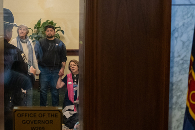 Jury finds Idaho faith leader guilty of trespassing in protest of anti-trans bills