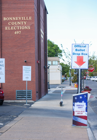 Bonneville County official ballot drop box