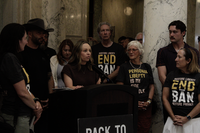 Supporters of ballot measure to end Idaho’s strict abortion ban turn in nearly 110K signatures