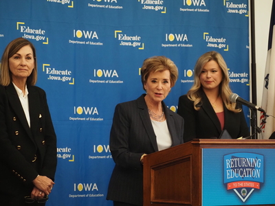Iowa becomes the first state to gain more control over federal education dollars