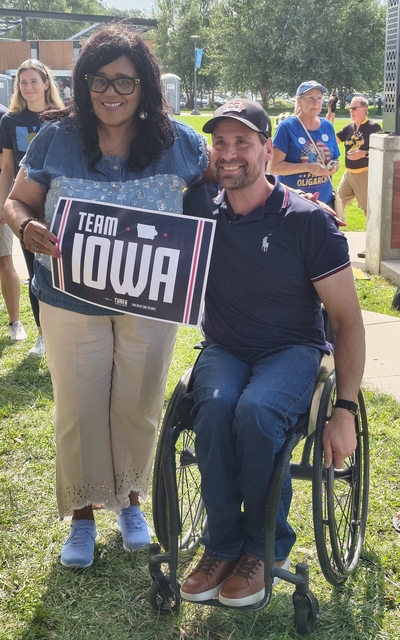 Iowa Democratic candidates push for term limits at Polk County Steak Fry
