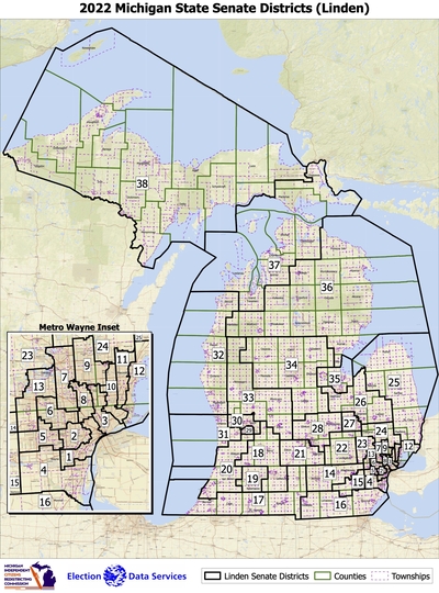 Election 2022: Here are detailed maps of Michigan’s new House, Senate and congressional districts