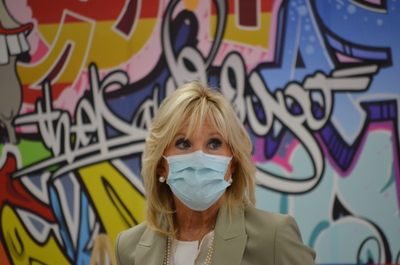 Jill Biden during Detroit school visit: âSee how far weâve come since March two years agoâ