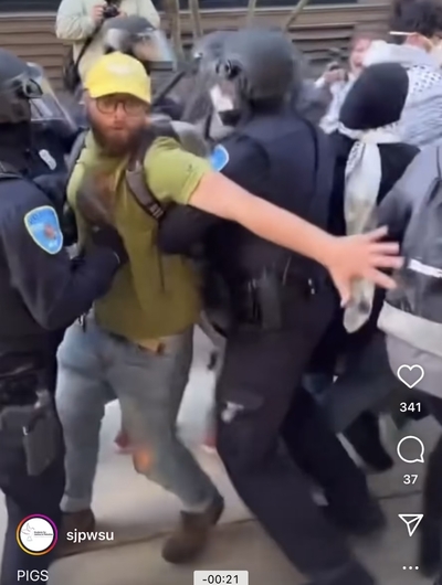 Twelve arrested as Wayne State cops break up pro-Palestinian encampment