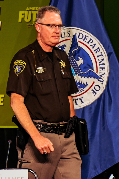 Contradicting data, Kristi Noem warns of ‘northern border crisis’ at Detroit event