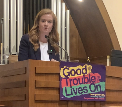 Fenton teach-in honors John Lewis, urges defense of voting rights and getting into ‘good trouble’