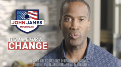 Democrats ask TV stations to take down James ad amid campaign finance allegations