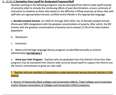 Minneapolis’ new teachers of color layoff protections: Three things to know
