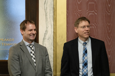 Giving credit where it’s due: Chief Justice Swanson and House Majority Leader Fitzpatrick