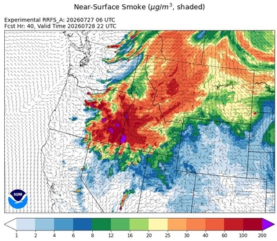 Smoky skies as state fire activity increases