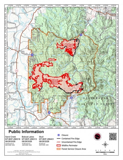 Firefighters make progress on state’s largest fire, scenic byway closed